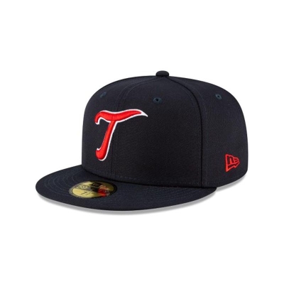 Minnesota Twins Gorra | New Era MLB Ligature 59fifty Fitted Cap Mexico - Azules
